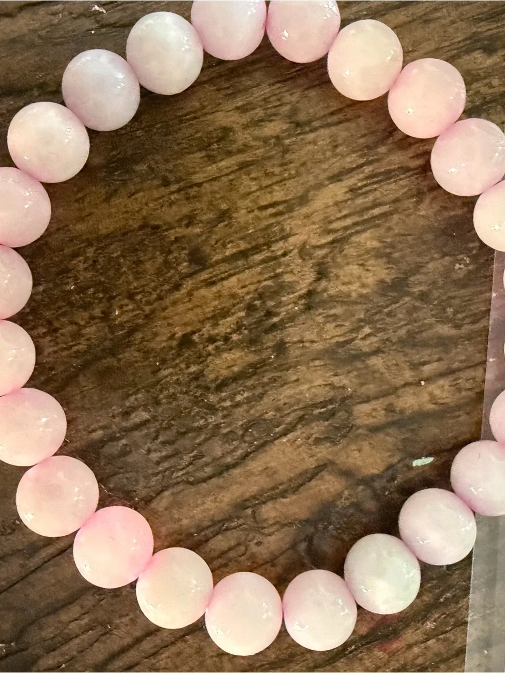 Pink jadeite bracelet and necklace set certified